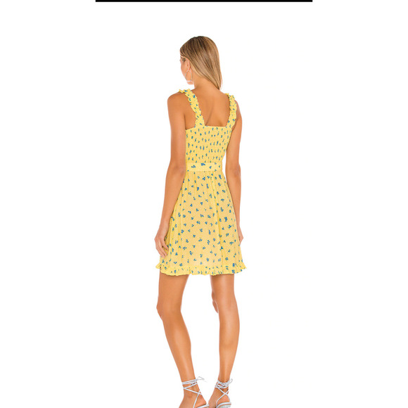 NWT Faithfull The Brand Luda Summer feminine Floral Dress - Picture 3 of 4